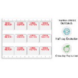 School Log Adhesive Badges - 100 Sheets